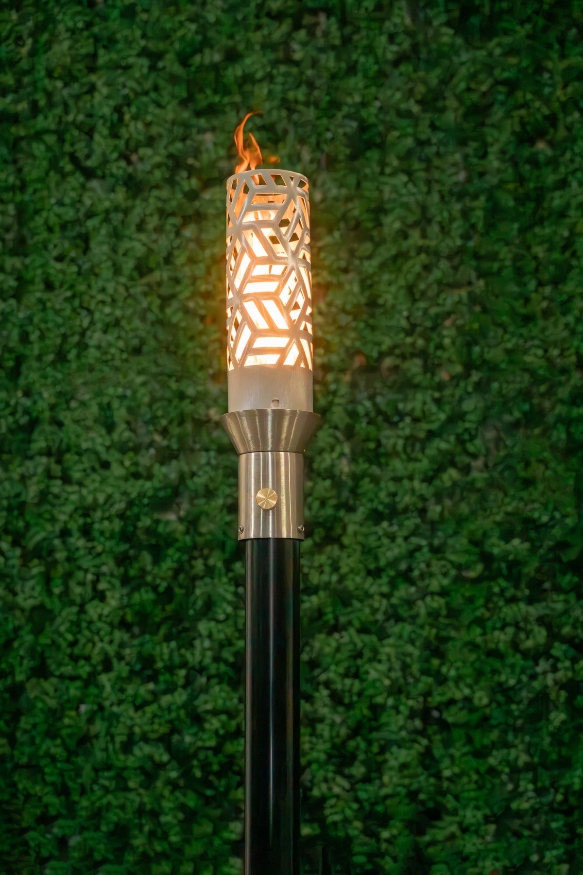 The Outdoor Plus Cubist Fire Torch / Stainless Steel