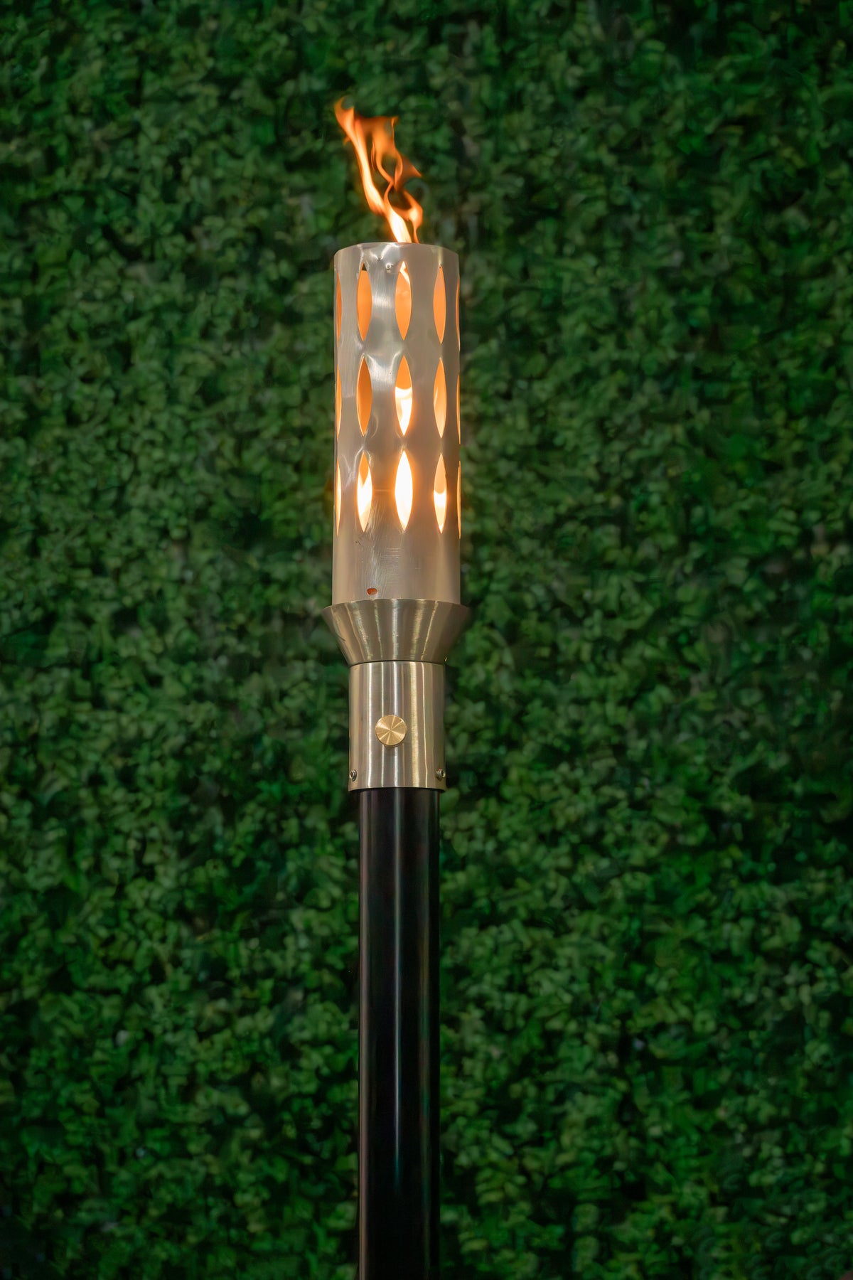 The Outdoor Plus Ellipse Fire Torch / Stainless Steel