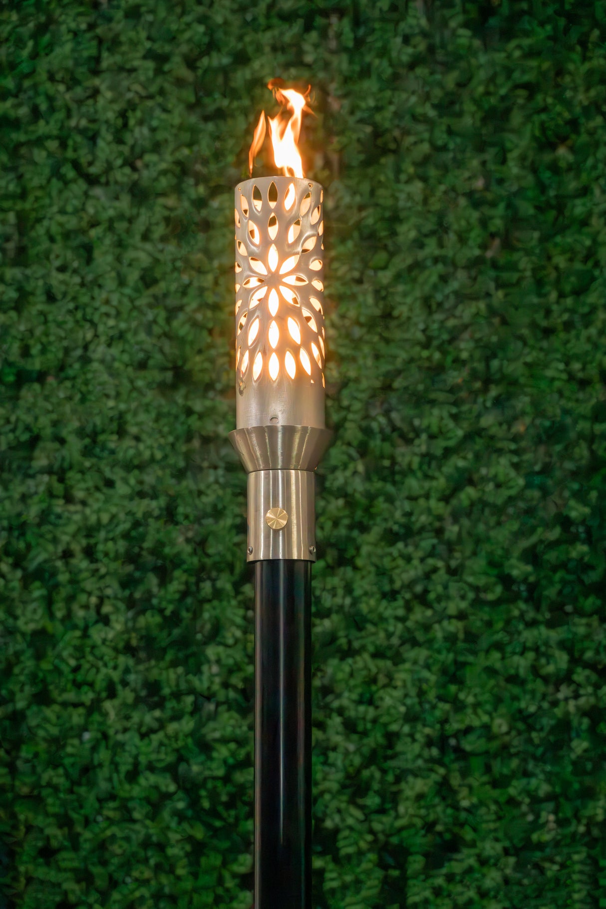 The Outdoor Plus Sunshine Fire Torch / Stainless Steel plus Free Cover