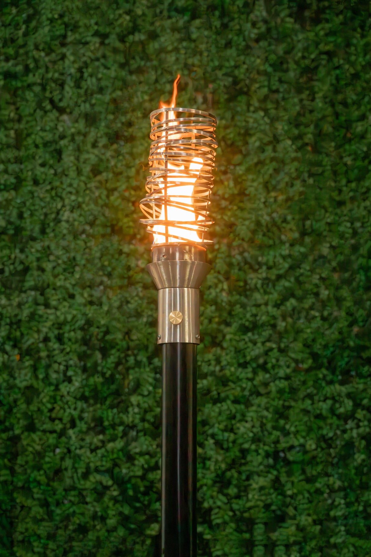 The Outdoor Plus Cyclone Fire Torch / Stainless Steel plus Free Cover