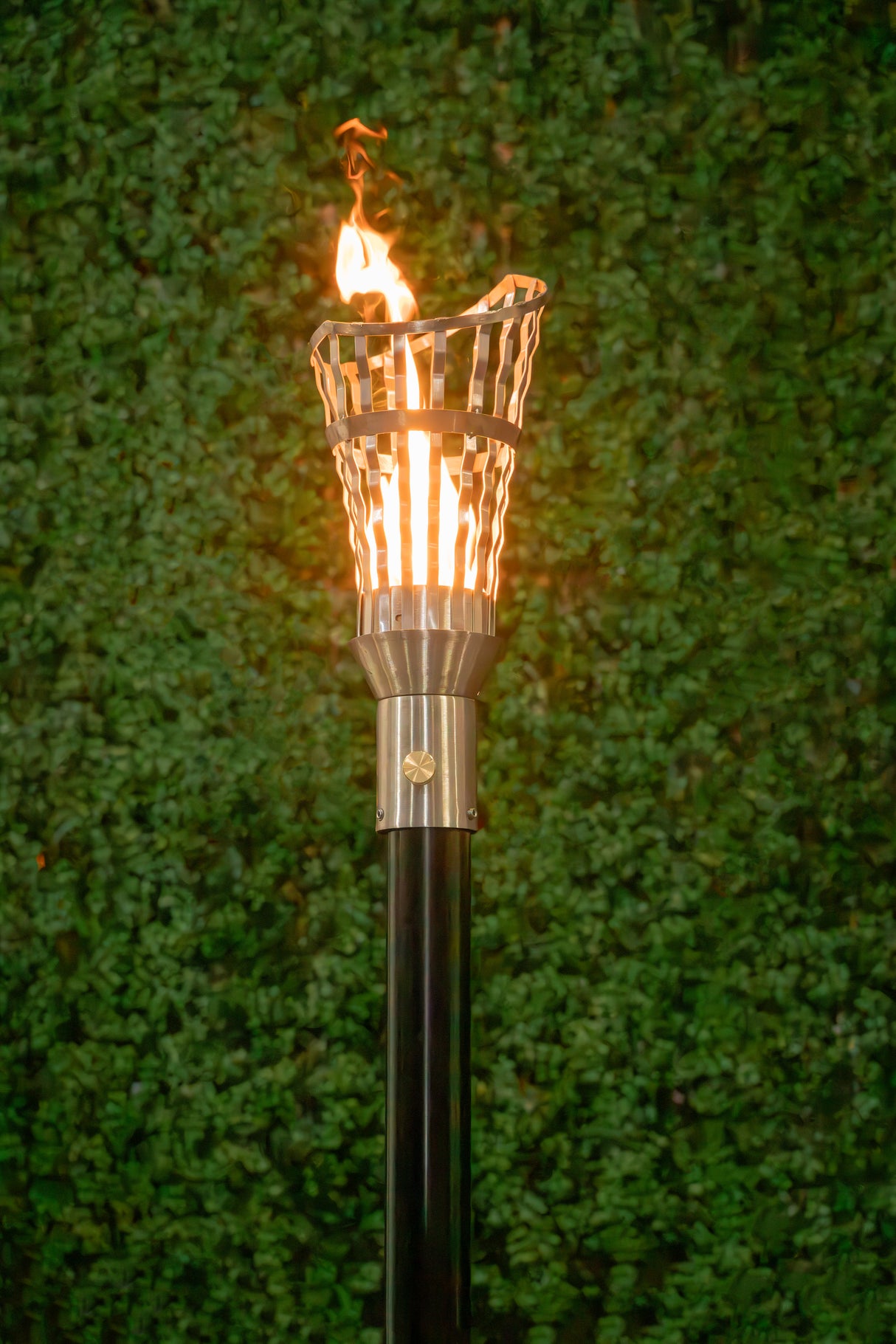 The Outdoor Plus Roman Fire Torch / Stainless Steel plus Free Cover