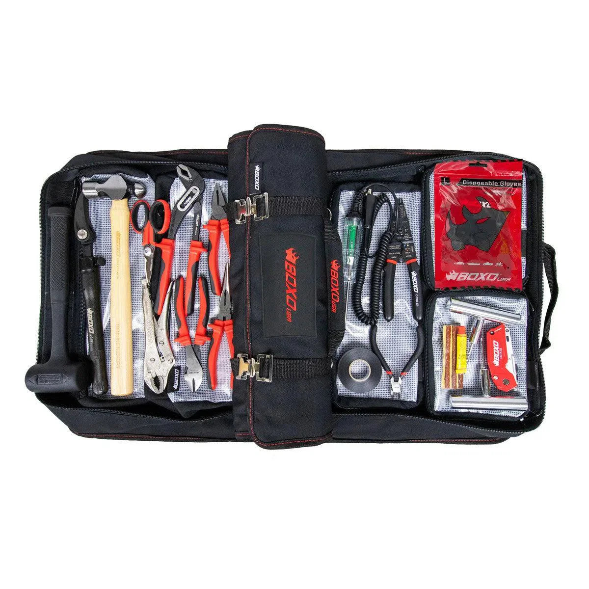 Boxo Off-Road Bag | 80-Piece Off-Road Tool Bag and Tool Roll