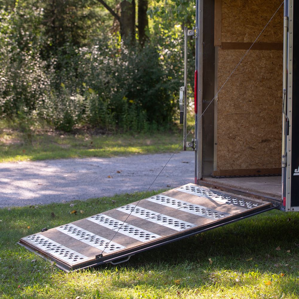 Trailer Tread w/ Oval Punch Plate Traction