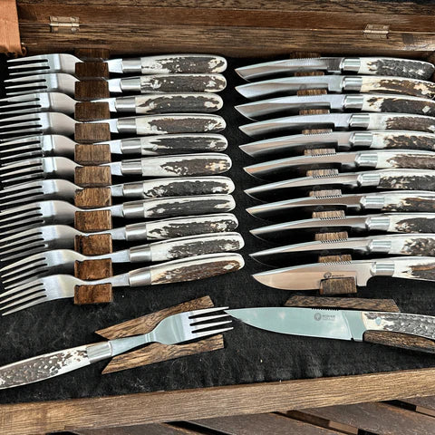 Tagwood 24 PC Fork and Knife Stainless Steel Set | KF18