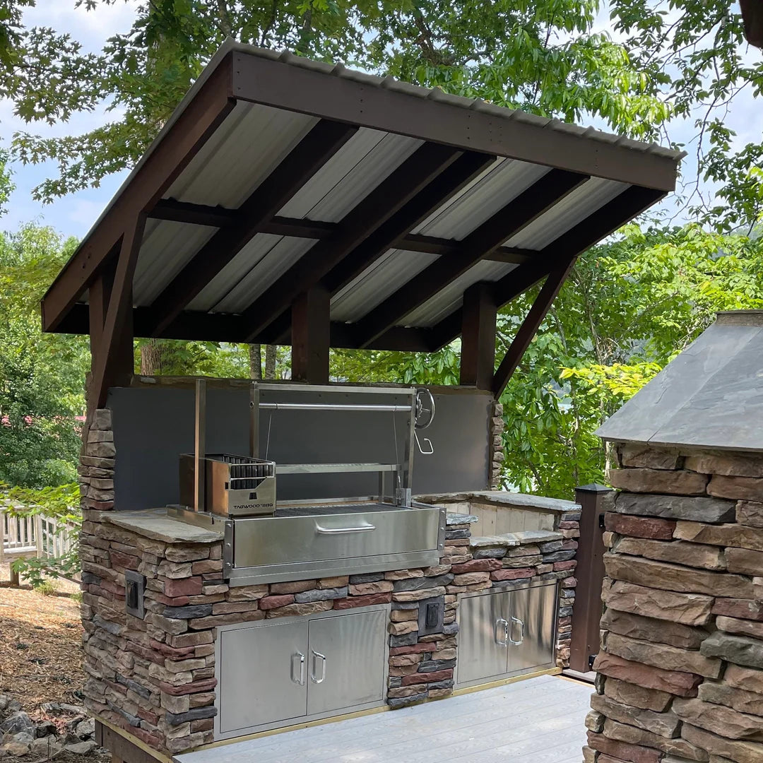 Tagwood BBQ Santa Maria Argentine Wood Fire & Charcoal Gaucho Grill Built in | BBQ05SS--