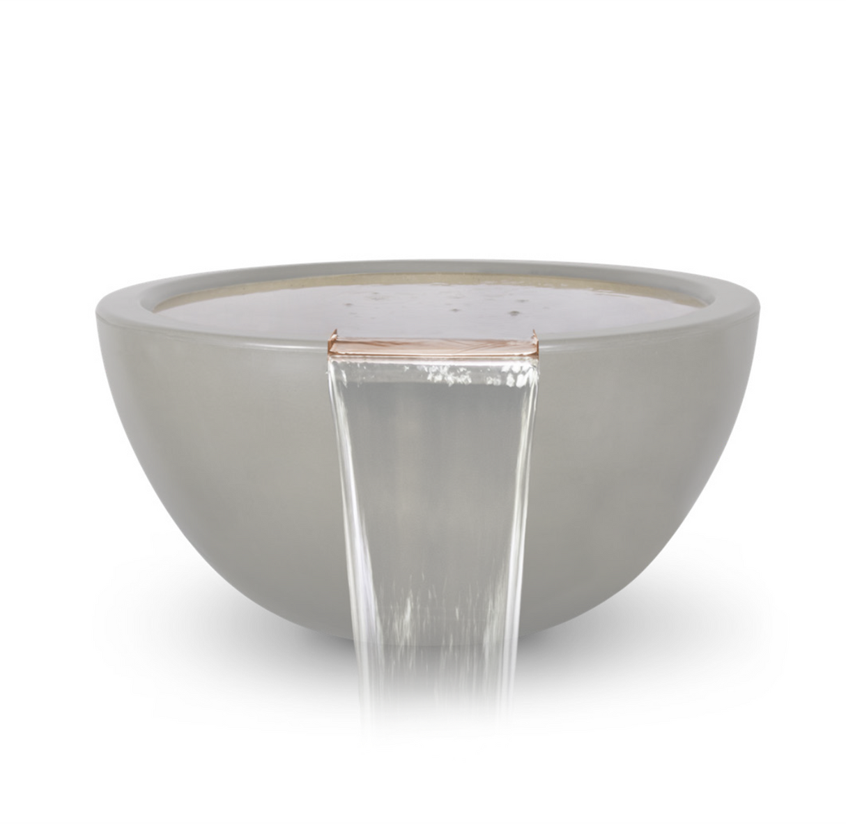 The Outdoor Plus Luna Concrete Water Bowl plus Free Cover