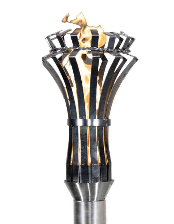 The Outdoor Plus Gothic Fire Torch / Stainless Steel