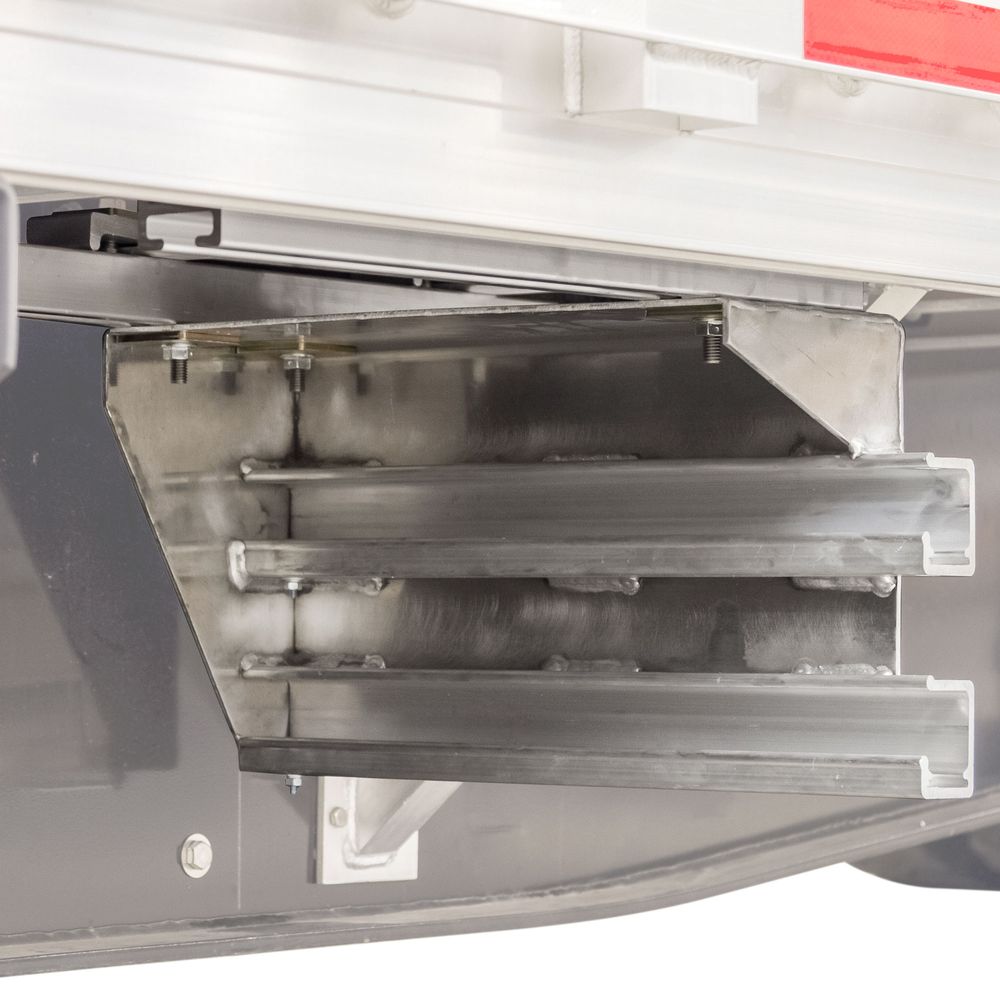 Clamp-On Semi-Trailer Loading Ramp Storage Brackets