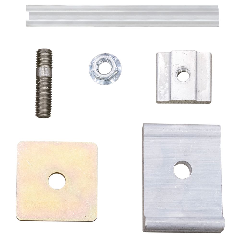 Clamp-On Semi-Trailer Loading Ramp Storage Brackets