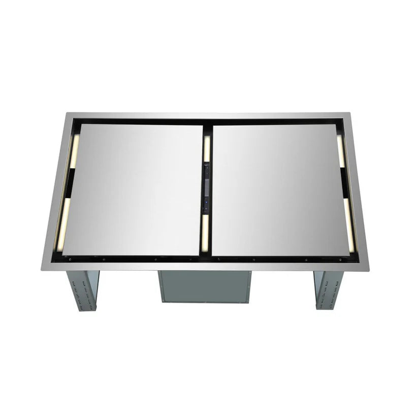 FORNO Arezzo 44" 1,200 CFM Celling Range Hood, FRHRE5312-44