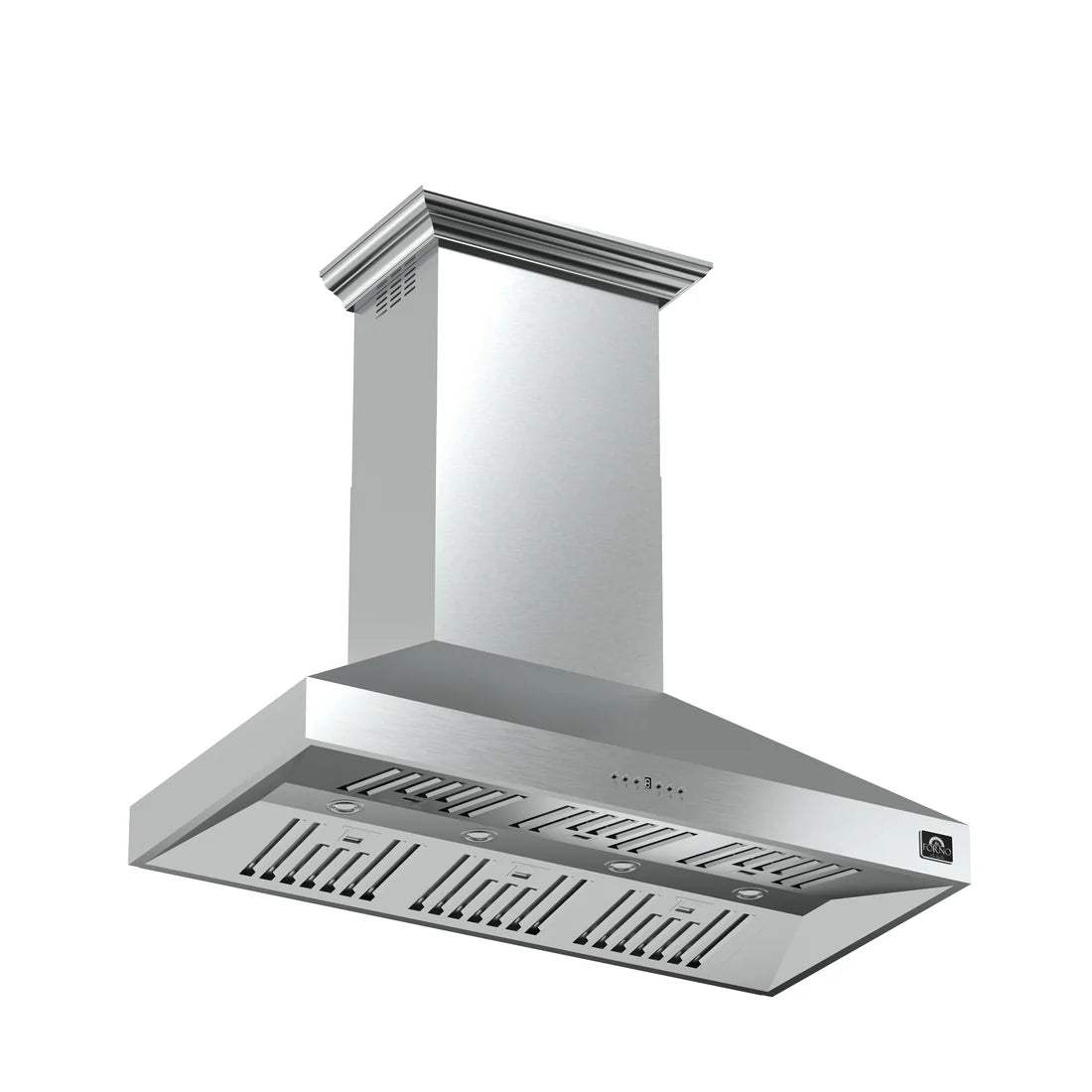 FORNO Orvieto 48" 1,200 CFM Wall Mount Range Hood in Stainless Steel, FRHWM5094-48