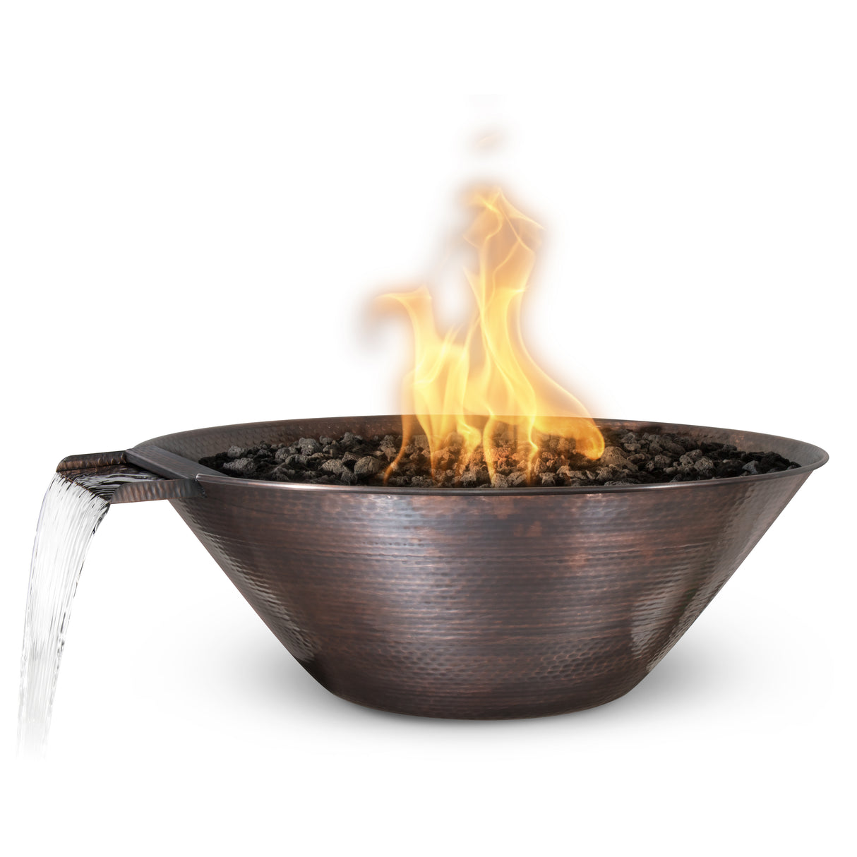 The Outdoor Plus Remi Copper Fire & Water Bowl plus Free Cover