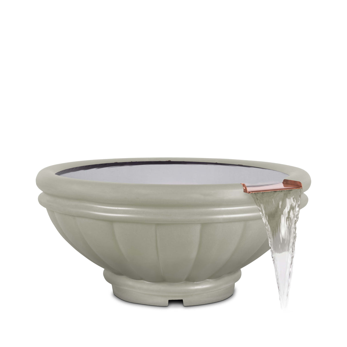 The Outdoor Plus Roma Concrete Water Bowl plus Free Cover