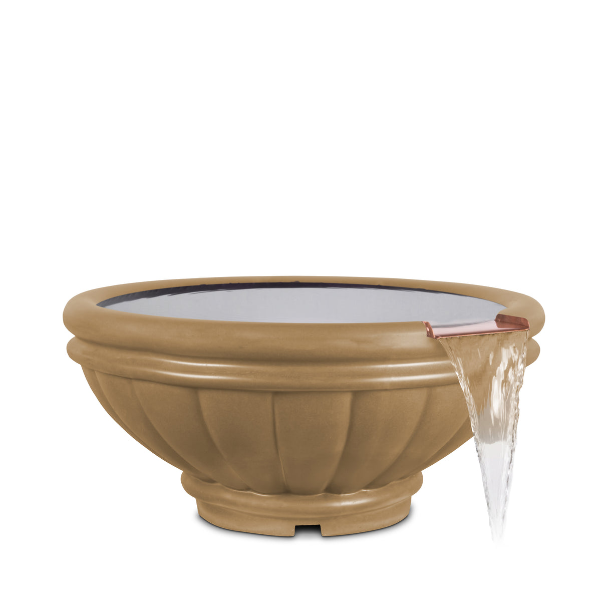 The Outdoor Plus Roma Concrete Water Bowl plus Free Cover