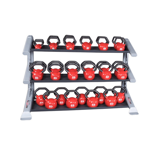 Body Solid Pro Clubline 3 Tier Kettlebell Rack SDKR1000KB