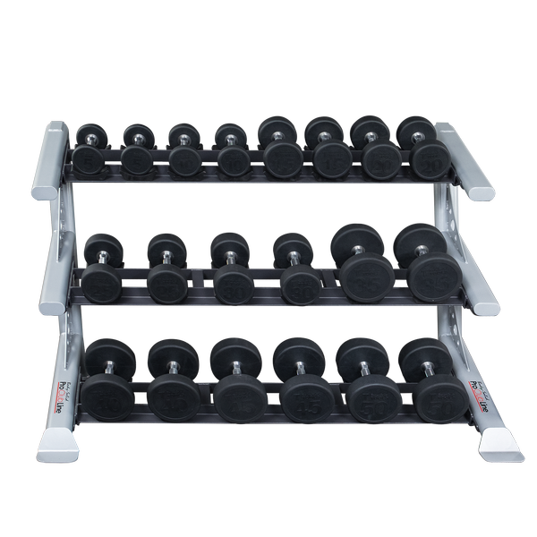 Body Solid Pro Clubline 3 Tier Saddle Dumbell Rack SDKR1000SD