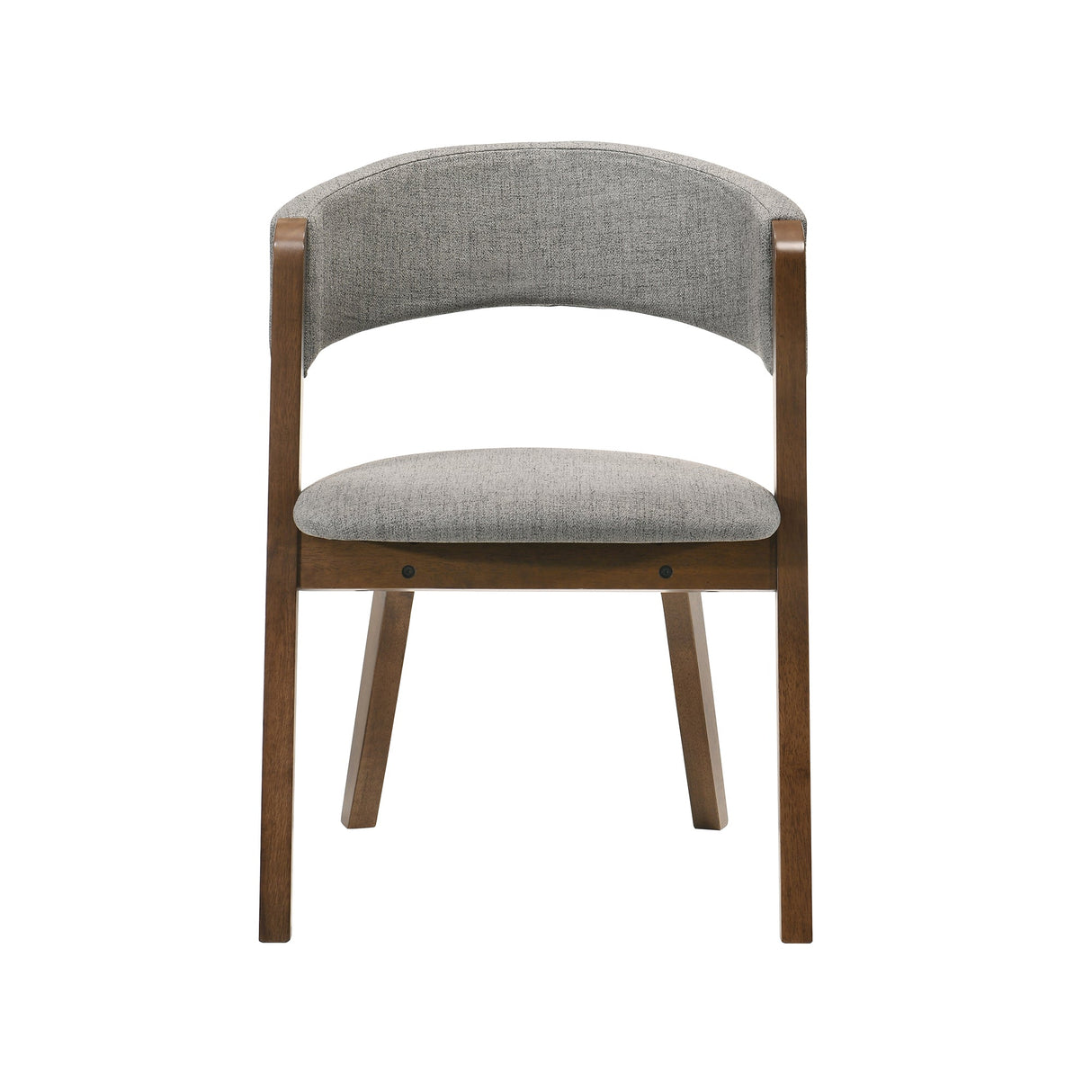 Cortina Mid-Century 5-Piece Dining Set with Stylish Gray Upholstery for Comfortable Family Gatherings