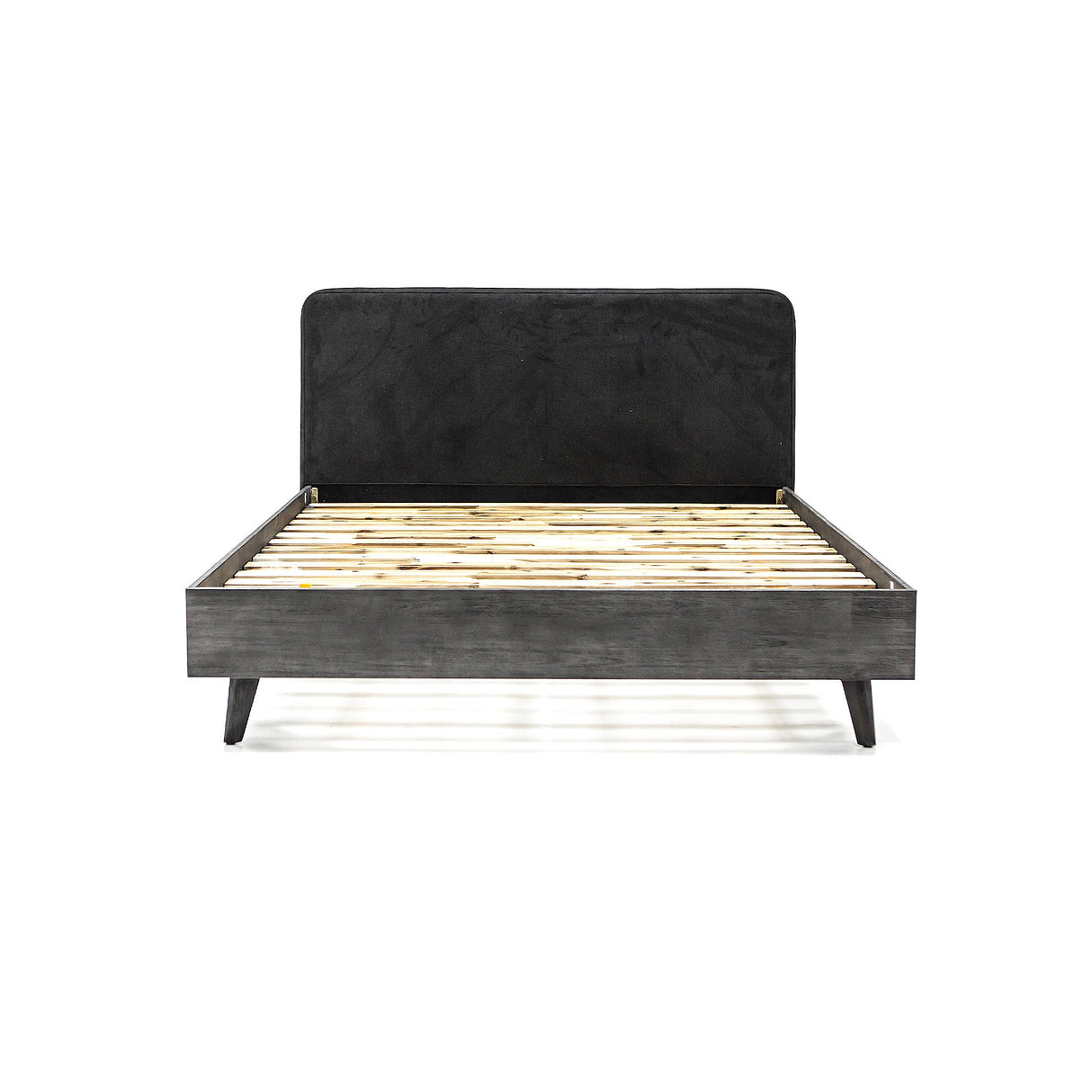 Mohave Acacia Wood 3-Piece Bedroom Set with Stylish Upholstered Headboard & Storage Nightstands