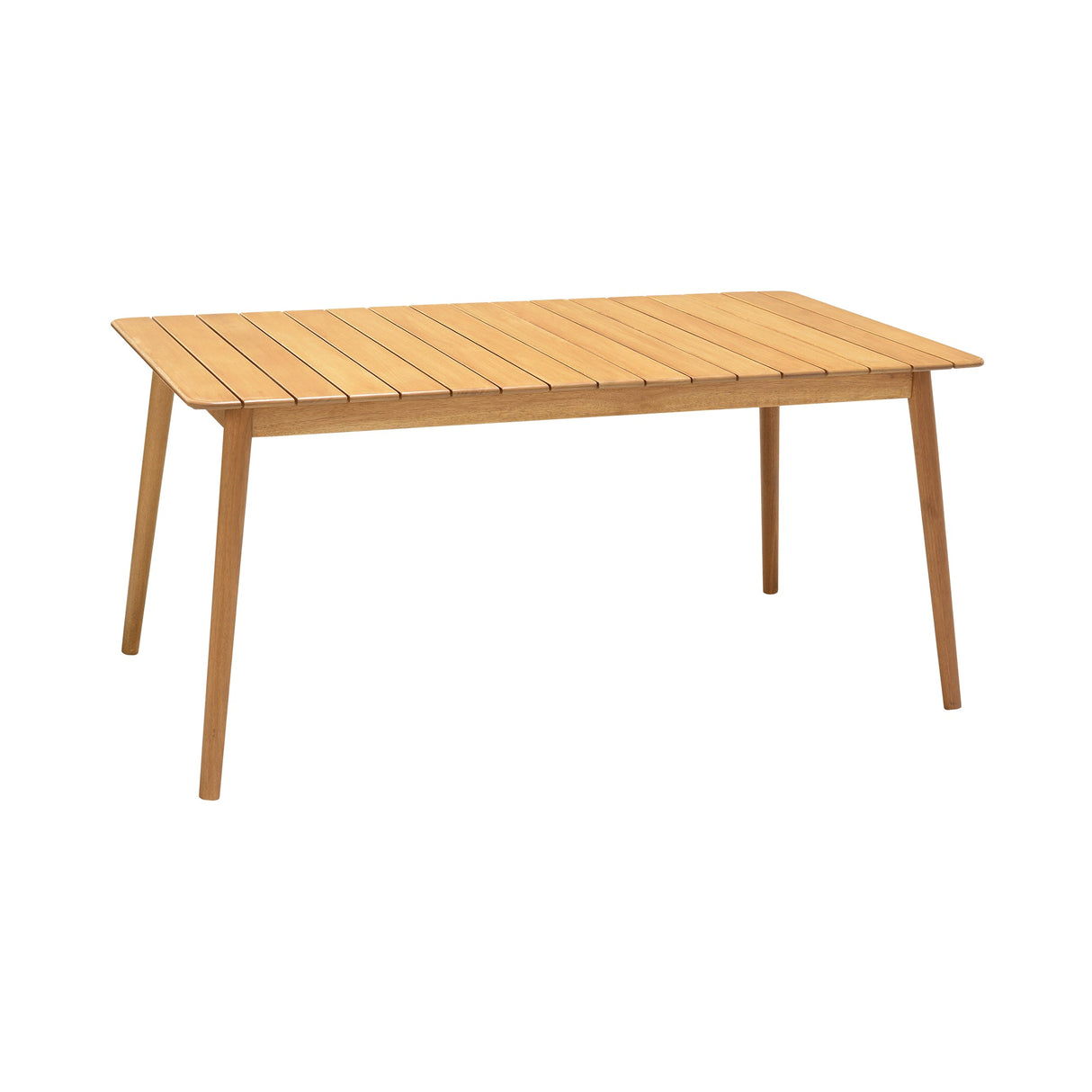 Nassau 5-Piece Outdoor Dining Set - Elegant Eucalyptus Table & Stylish Honey Finish Chairs, Durable!