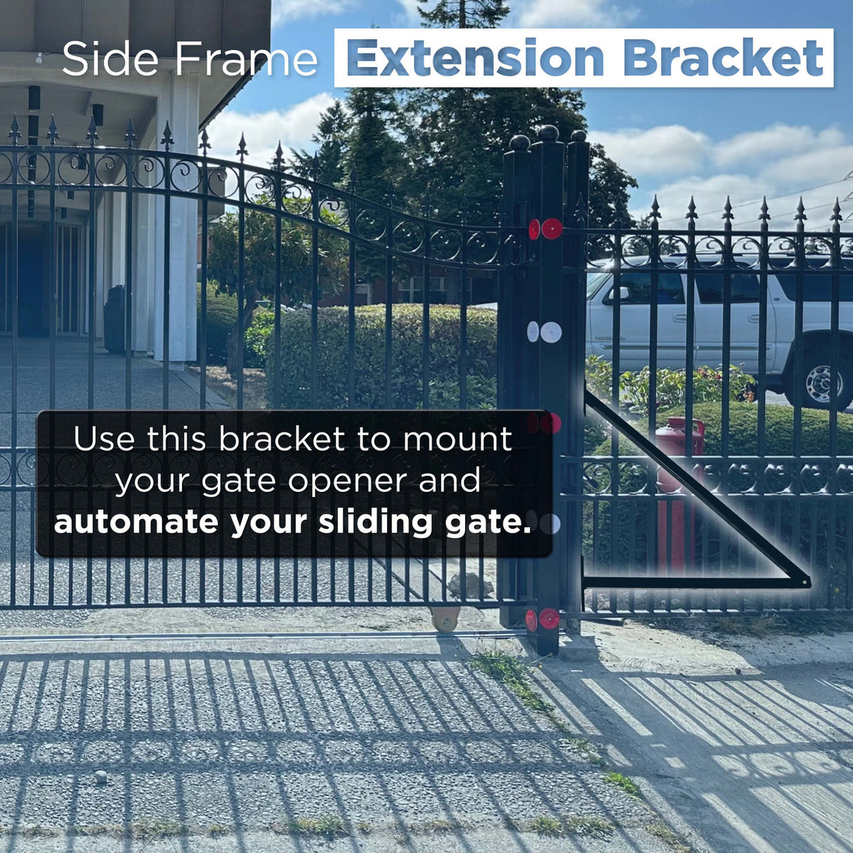 Aleko Side Frame Extension Bracket