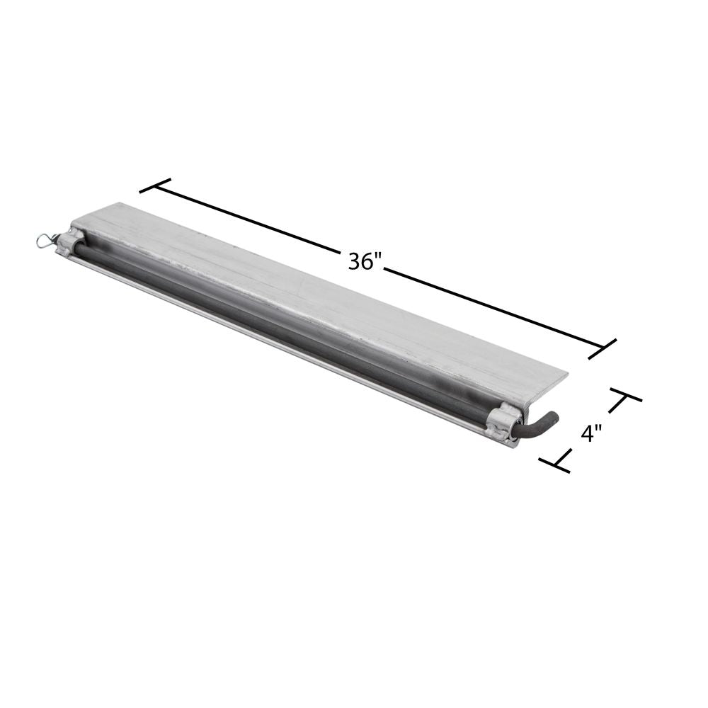 Aluminum Skid Seat Attaching Bracket for Pin-End Ramps