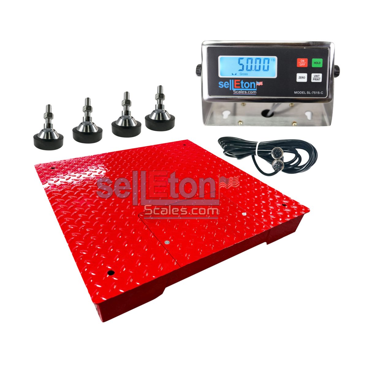 Prime Scales Multi-pack Floor Scales Selleton | SL-700-2x2 | 24" x 24"