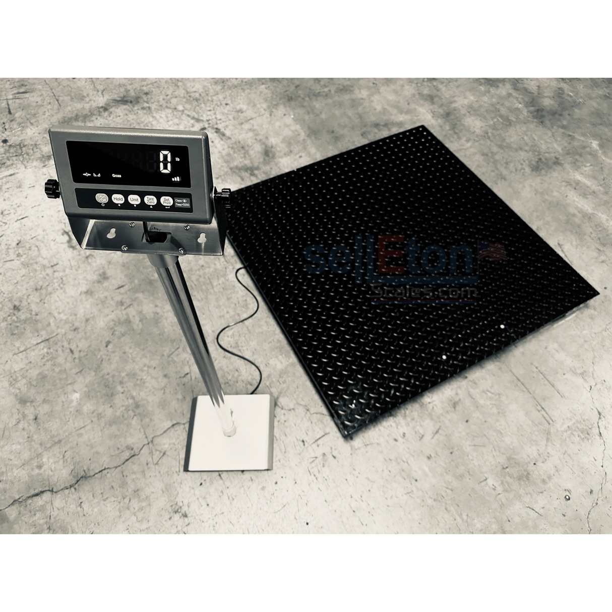 Prime Scales SL-7517-4x4 Selleton Industrial Floor Scale - Advanced Weighing Solution with Data Transfer, Alarm & Animal Weighing Features