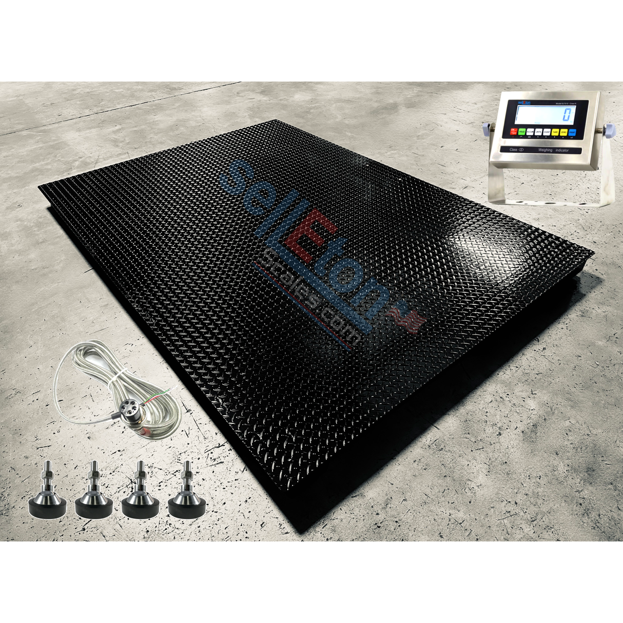 Prime Scales SL-700-5' x 8' ( 60" x 96") Selleton Industrial Heavy Duty Floor Scale