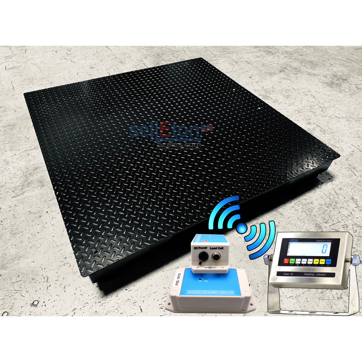 Prime Scales NTEP Certified SL-800-W Selleton (48" x 72") Wireless Industrial Floor scales