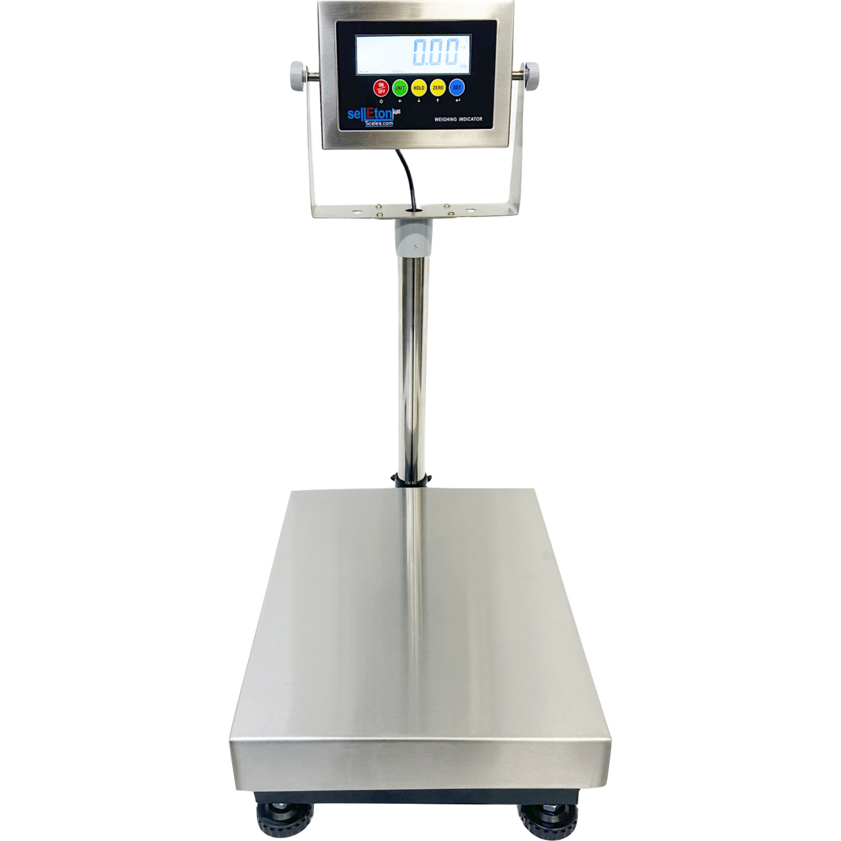 SL-916-16x12 Industrial Bench scale 16” x 12” Stainless steel platform & indicator 400 lb x .02 lb