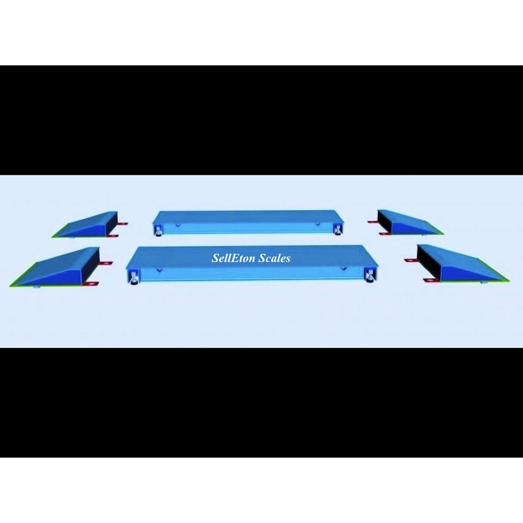 Prime Scales SL-60KX Heavy Duty 7' Selleton Truck Axle Scale with 60,000 lbs capacity