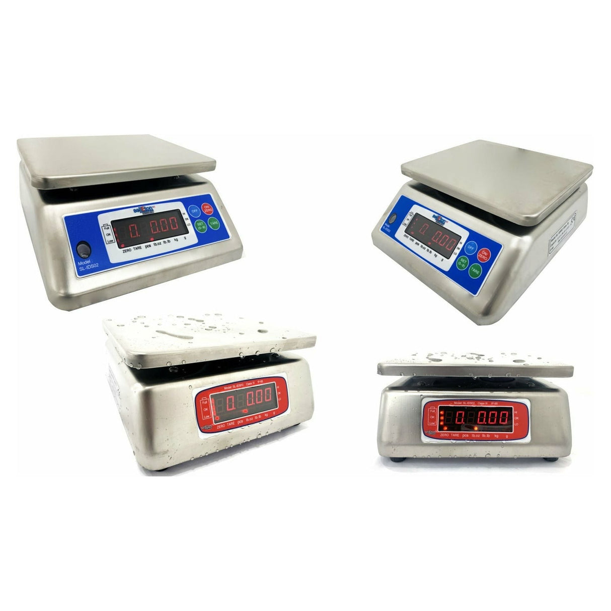 Prime Scales SL-IDS02 Fully Washdown Selleton Stainless Steel Table top Bench Scale non-NTEP