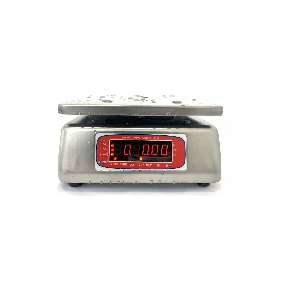 Prime Scales SL-IDS02 Fully Washdown Selleton Stainless Steel Table top Bench Scale non-NTEP