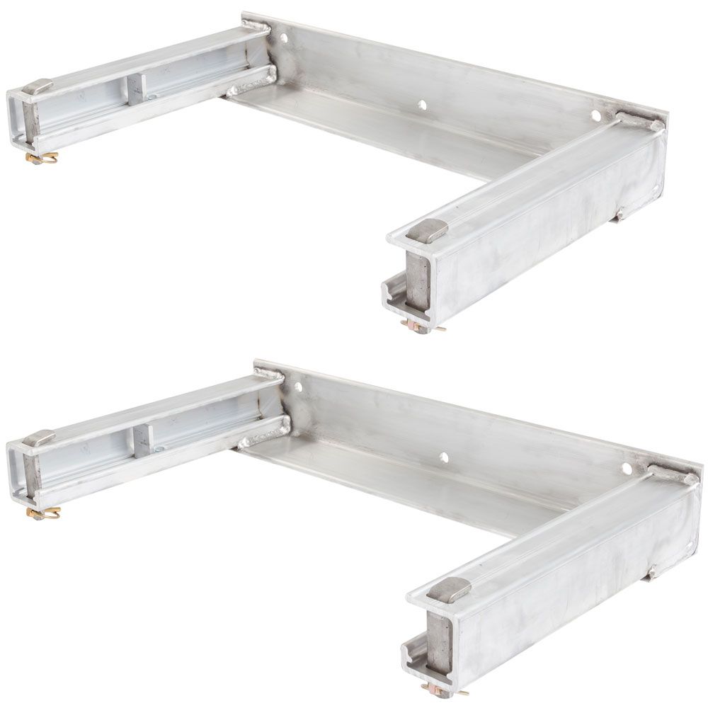 Bolt-On Semi-Trailer Ramp Stand Storage Brackets