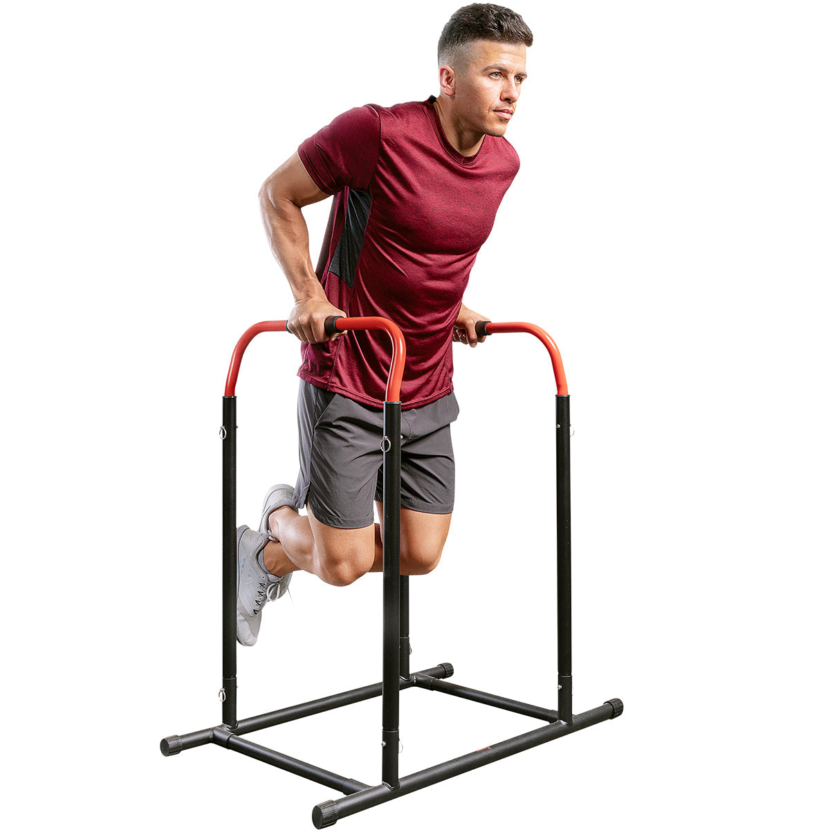Sunny Health & Fitness 3 Levels Adjustable Dip Station