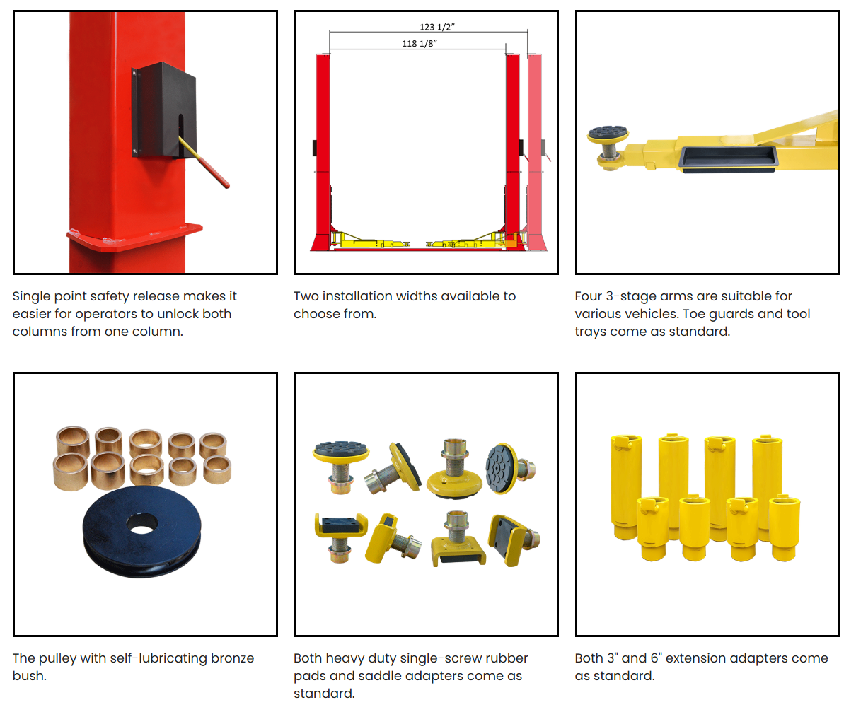 AMGO BP-12 12,000 lbs 2 Post Lift