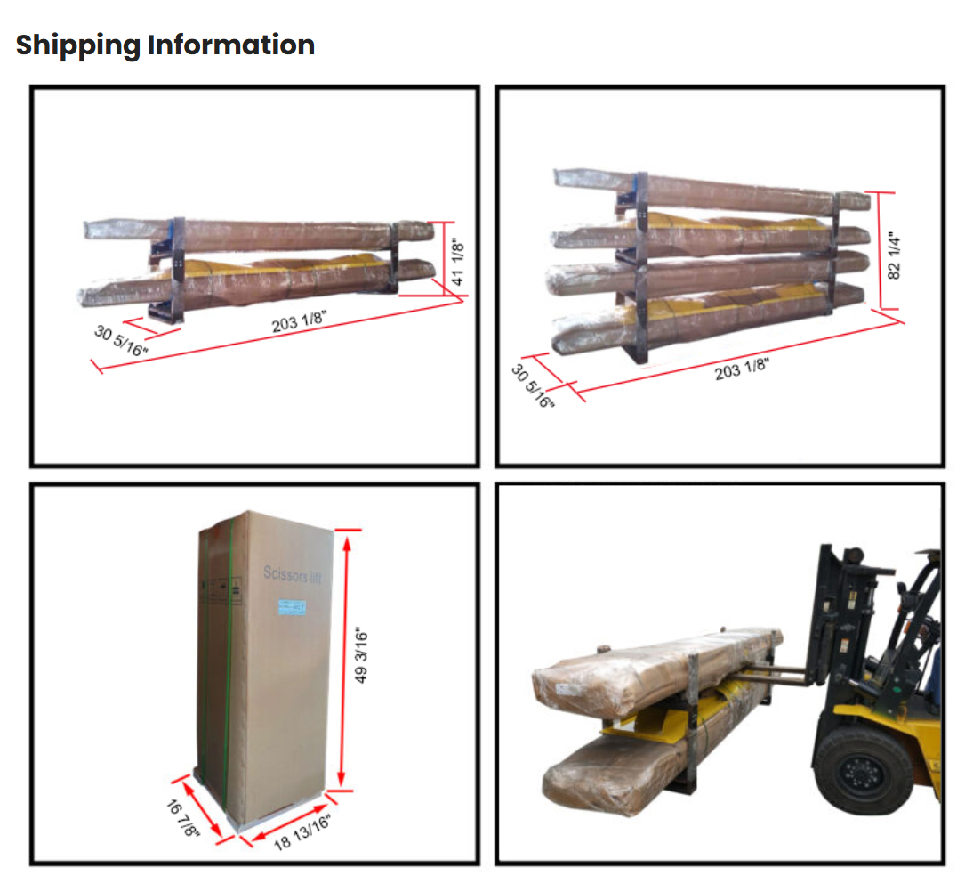 AMGO AX-12 12,000 lbs Scissor Lift