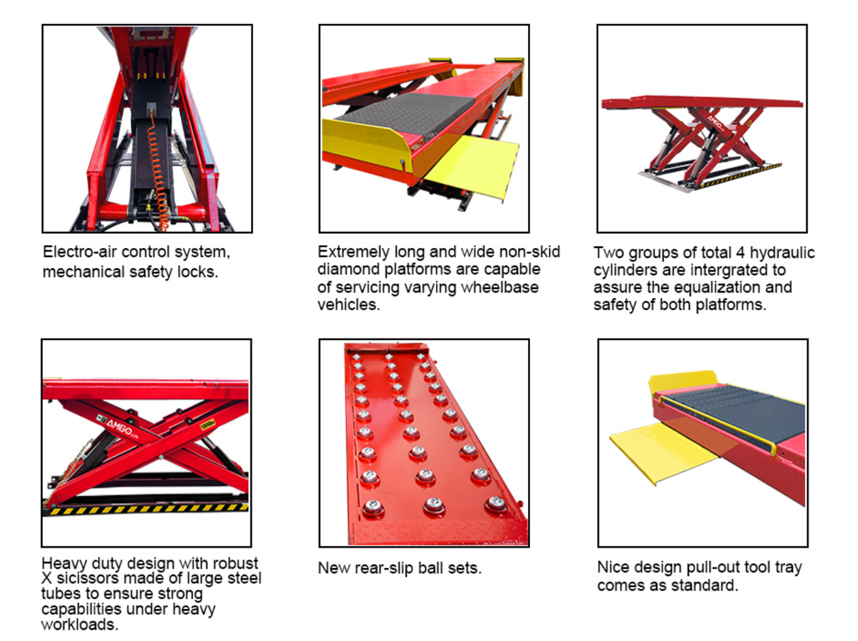 AMGO AX-12A 12,000 lbs Scissor Lift