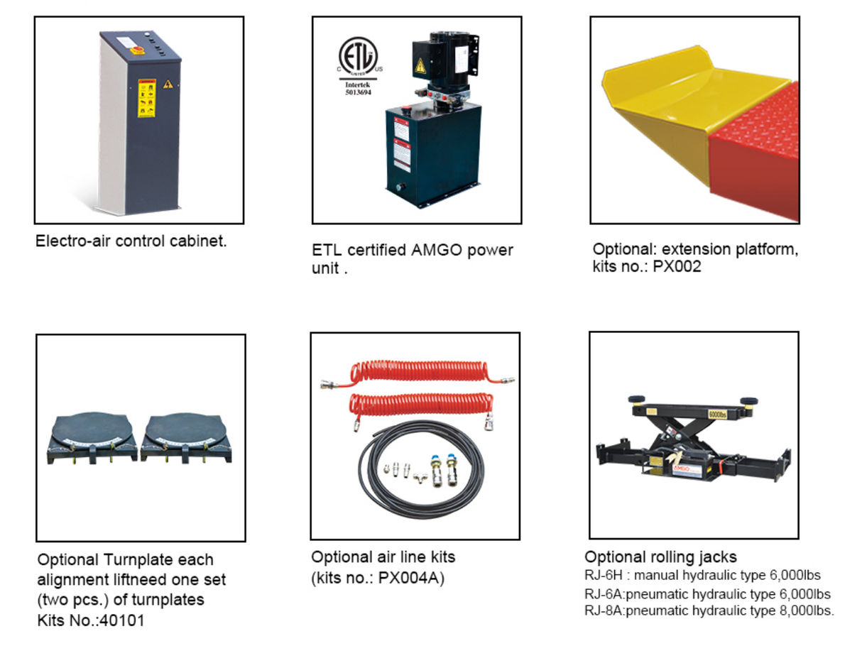 AMGO AX-12A 12,000 lbs Scissor Lift