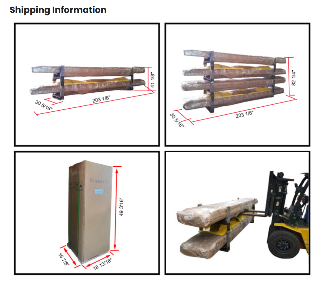 AMGO AX-12A 12,000 lbs Scissor Lift