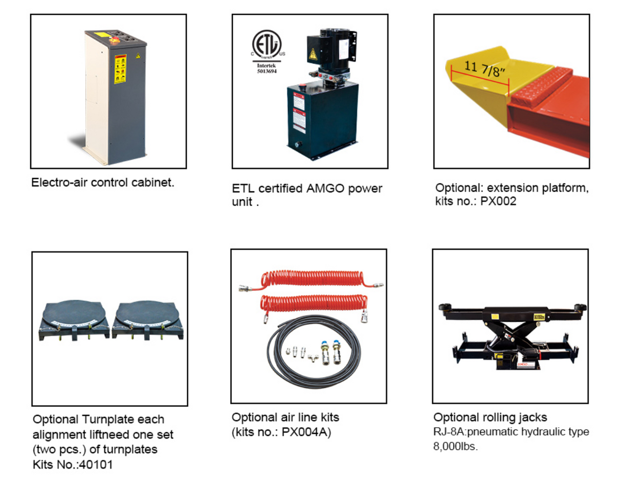 AMGO DX-12A 12,000 lbs Scissor Alignment Lift