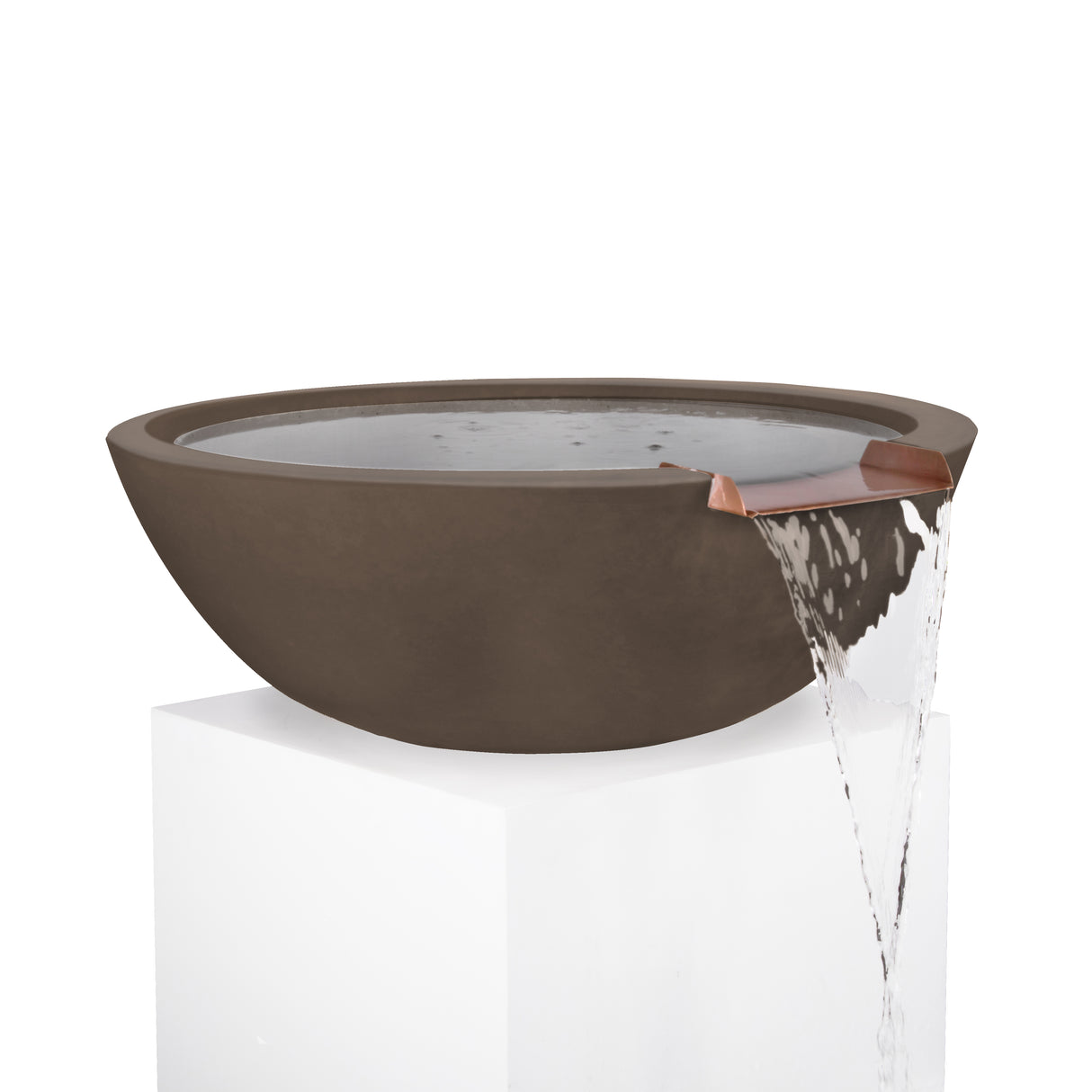 The Outdoor Plus Sedona Concrete Water Bowl plus Free Cover