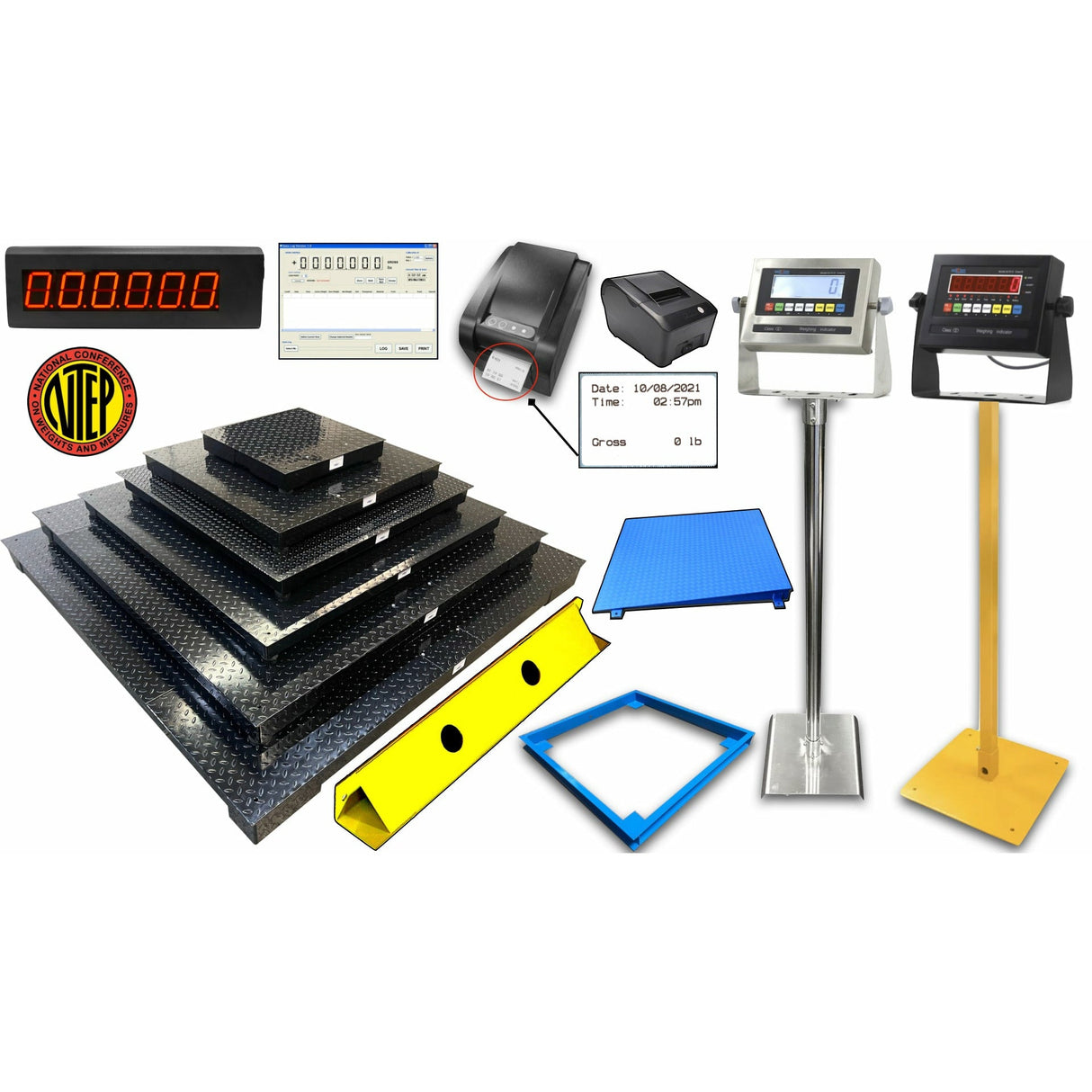 Prime Scales Build your own, SL-800 NTEP Certified, Legal for trade Digital floor scale