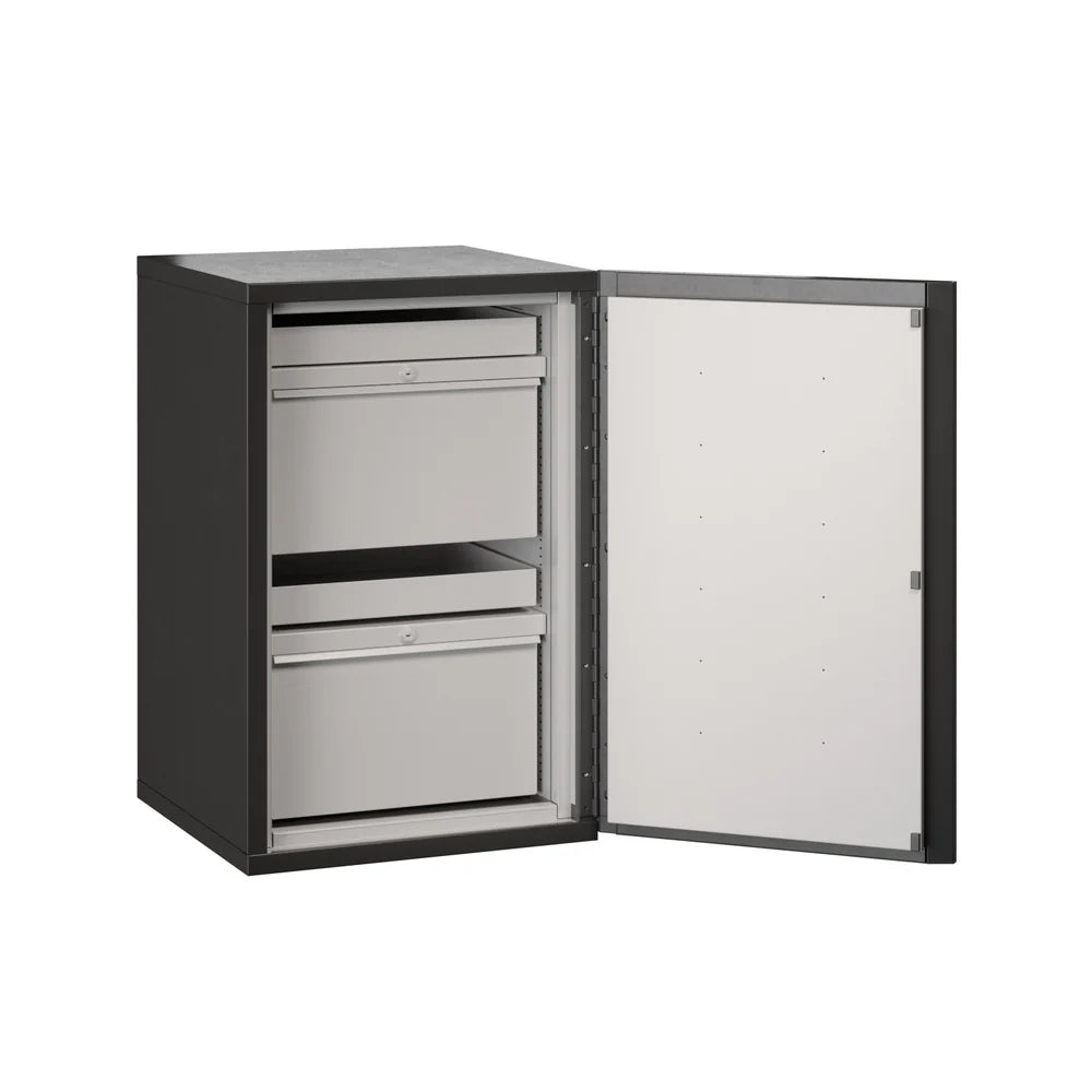 FireKing FireShield Edge Series 1-Hour Fire-Rated Storage Cabinet, Shared Cabinet, Black