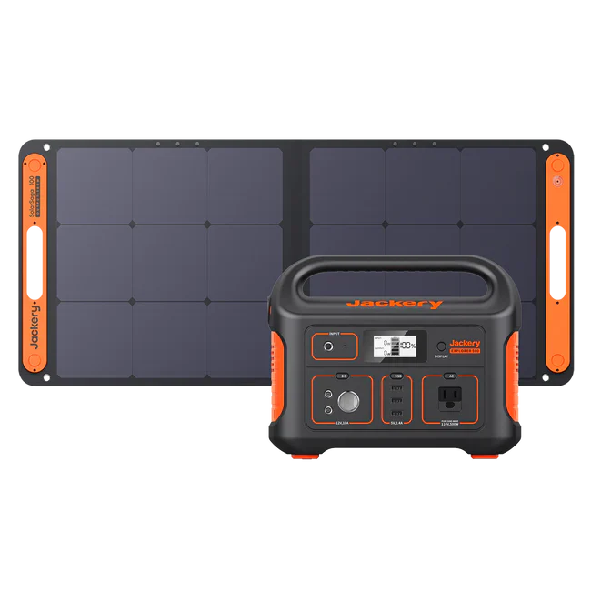 Jackery Solar Generator 500 + SolarSaga 100W Portable Solar Panel