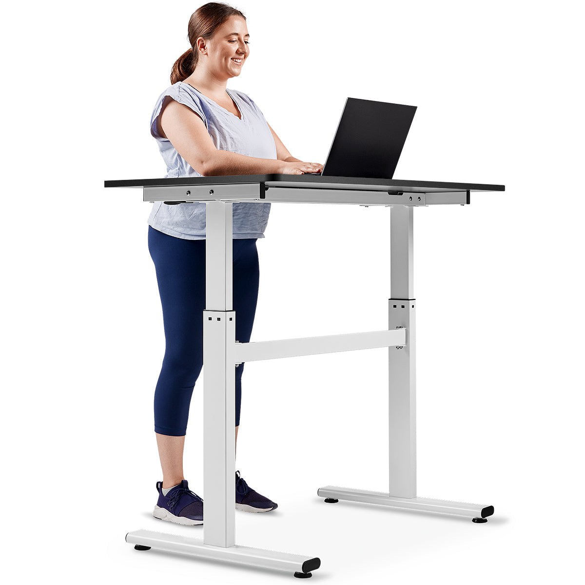 Sunny Health & Fitness Multi -Purpose Air-Drive Adjustable Standing Desk
