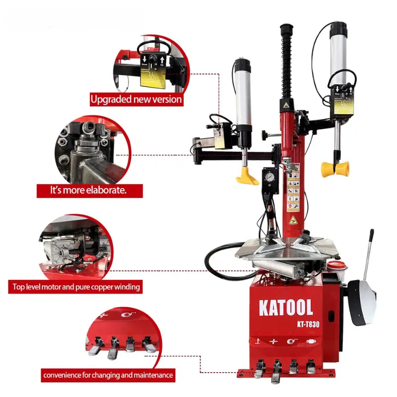 Katool T830 B750 Tire Changer with Wheel Balancer Combo