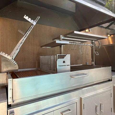 Tagwood BBQ Argentine Santa Maria Wood Fire & Charcoal Gaucho Grill | BBQ28SS
