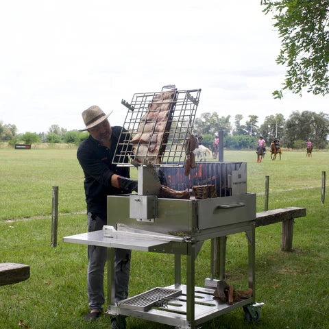 Argentine Clamp Grill with Firebox Tagwood BBQ33SS