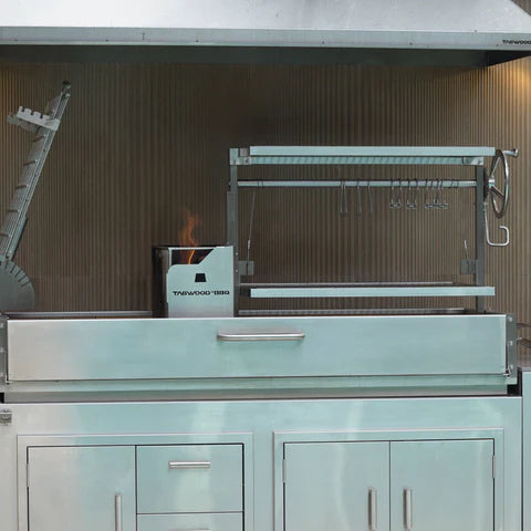 Tagwood BBQ Argentine Santa Maria Wood Fire & Charcoal Gaucho Grill | BBQ28SS